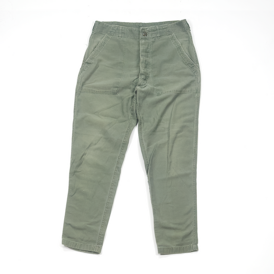 US Army OG-107 Cotton Sateen Fatigue Trousers