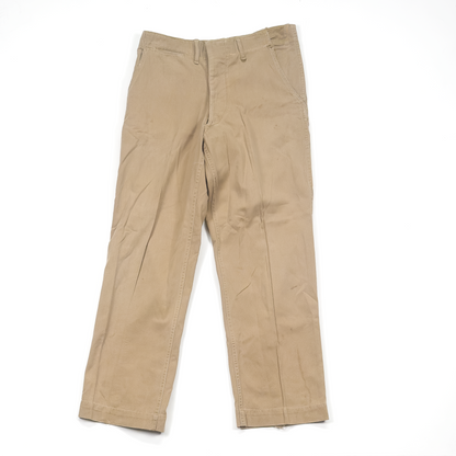 US Army Khaki Trousers — Button-Fly