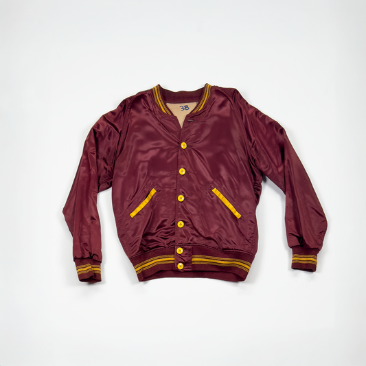 1950s Russell Southern Satin Bomber Jacket