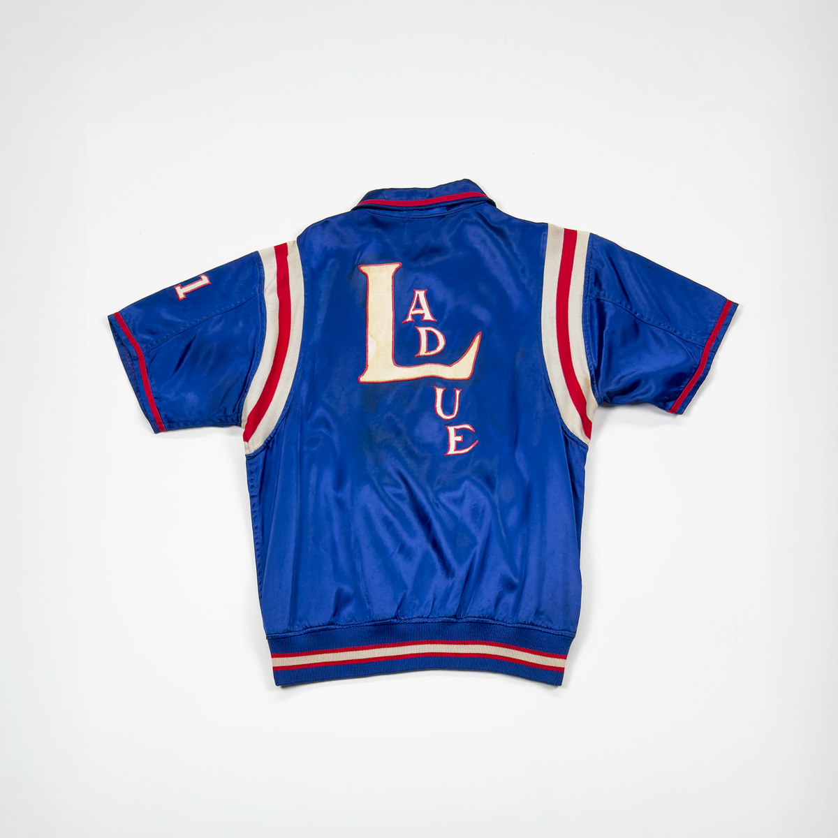 1950s Lowe & Campbell Satin Athletic Pullover
