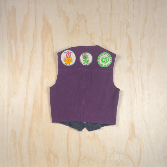 1970s Corduroy CB Radio Patch Vest