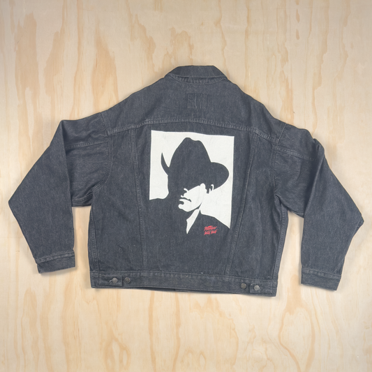 Marlboro Wild West Black Denim Trucker Jacket