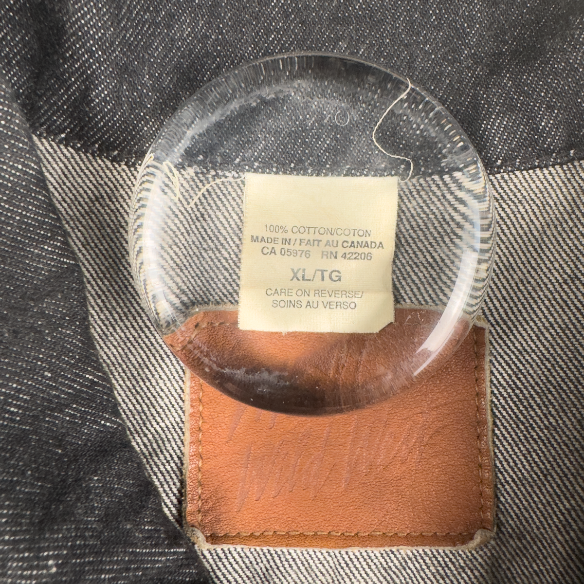 Marlboro Wild West Black Denim Trucker Jacket
