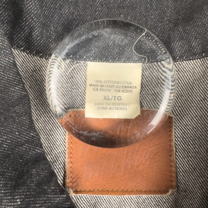 Marlboro Wild West Black Denim Trucker Jacket