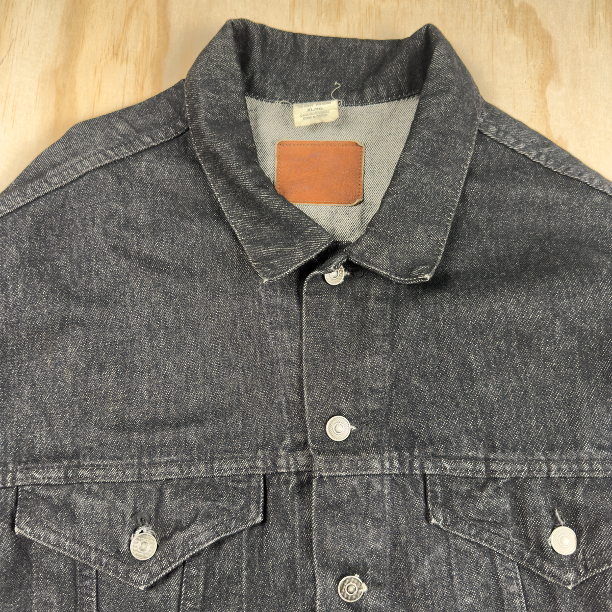 Marlboro Wild West Black Denim Trucker Jacket