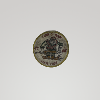 Vietnam Theater-Made Patch — 'War Is Hell, '69–'70'