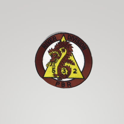 Vietnam Theater-Made Patch — 'River Division Dragon'