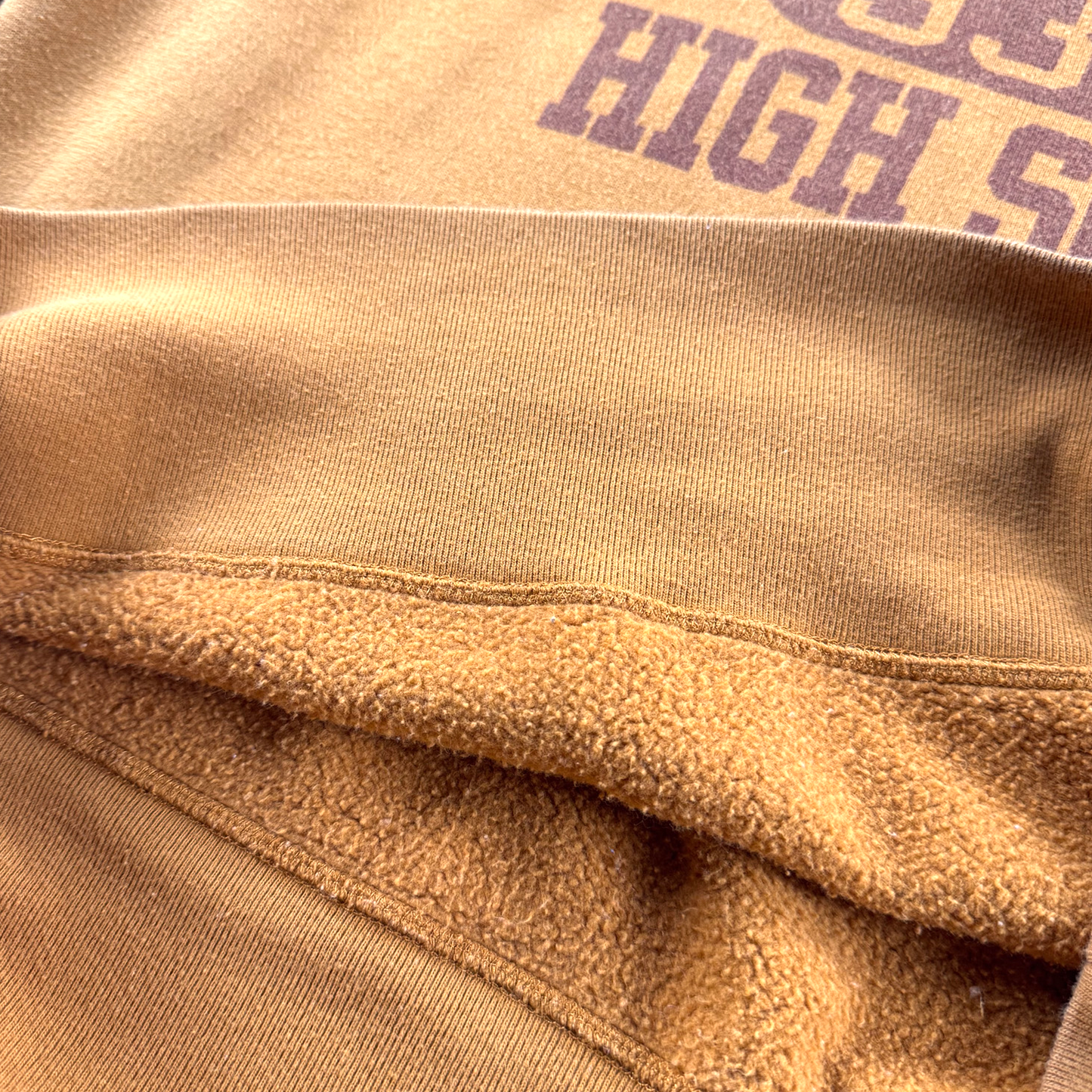 1960s–70s Champion Grandview High School Crewneck — Mustard