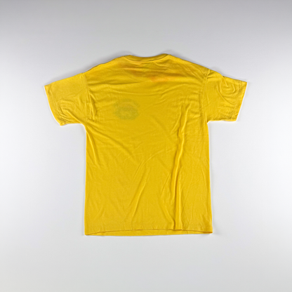 1970s–80s Camp Wood Haven Tee — Yellow, Made in USA