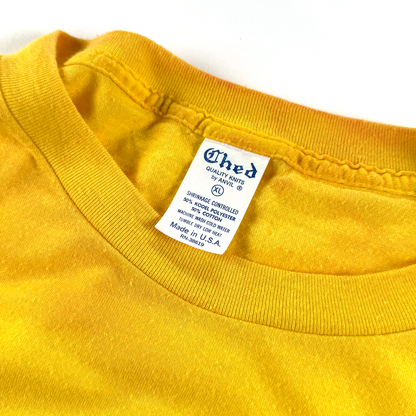1970s–80s Camp Wood Haven Tee — Yellow, Made in USA