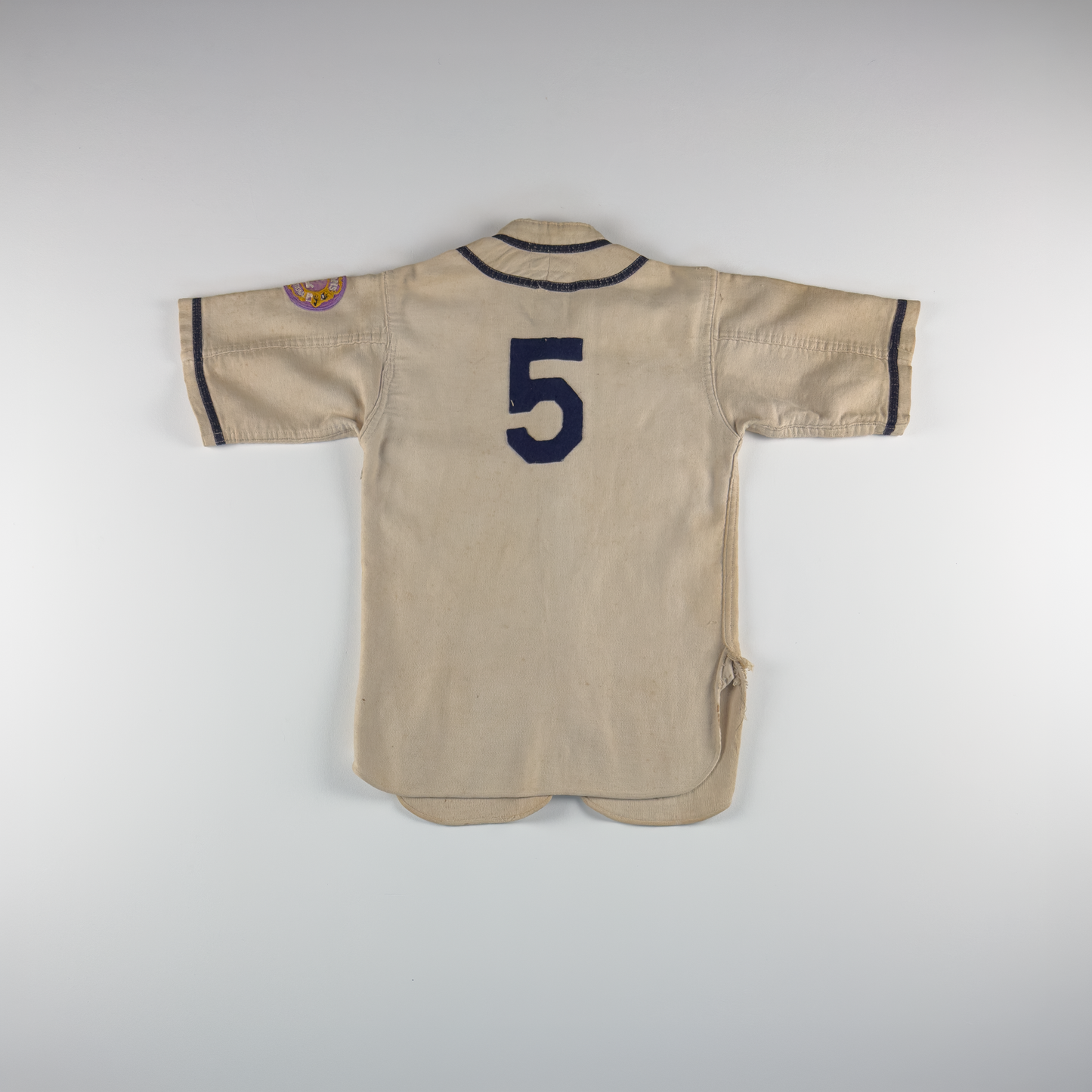 1940s Duncannon Child's Baseball Jersey — with Pinback