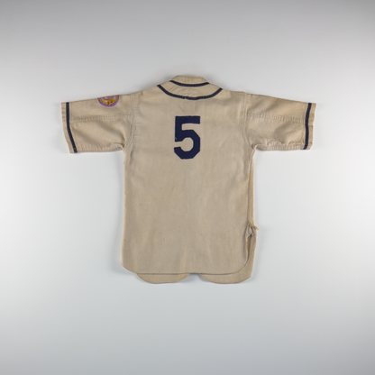 1940s Duncannon Child's Baseball Jersey — with Pinback