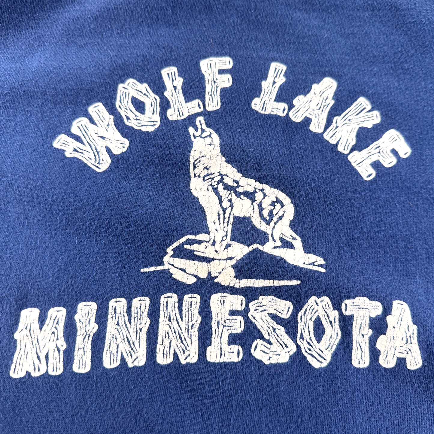 1980s–90s Collegiate Pacific Wolf Lake, Minnesota Tee