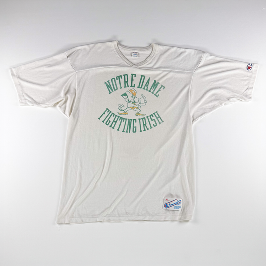 1980s–90s Champion Notre Dame Football Jersey — White