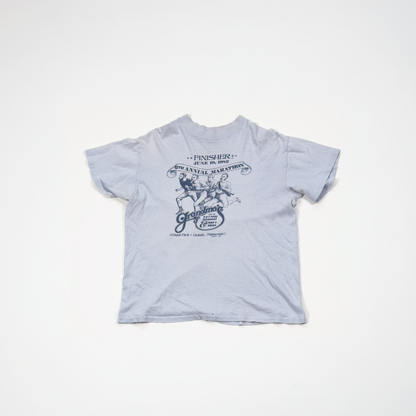 Vintage Race Participation Tee — Light Blue
