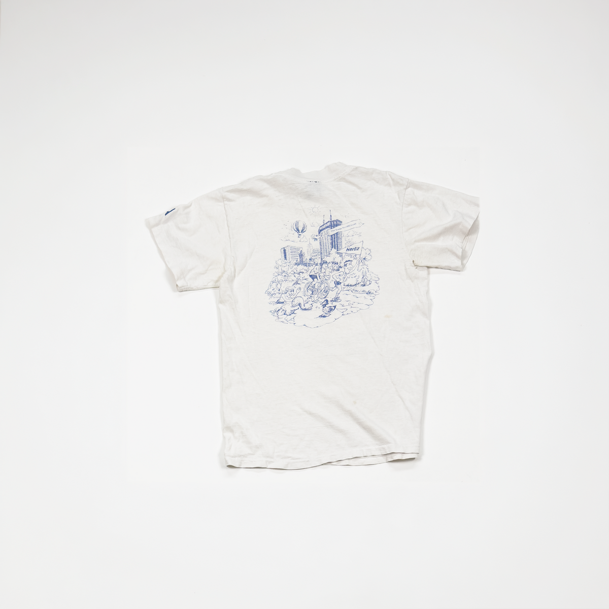 Vintage Race Participation Tee — White