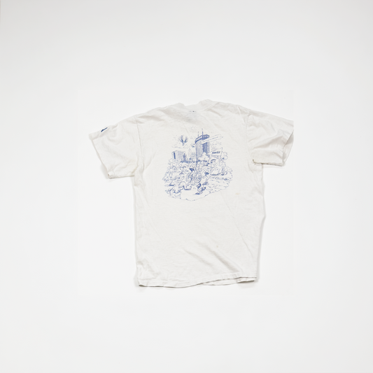 Vintage Race Participation Tee — White