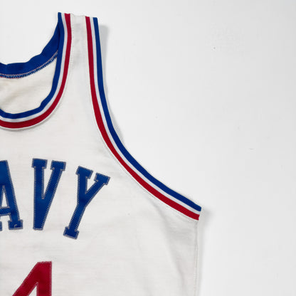 Vintage 1970s US Navy Basketball Jersey