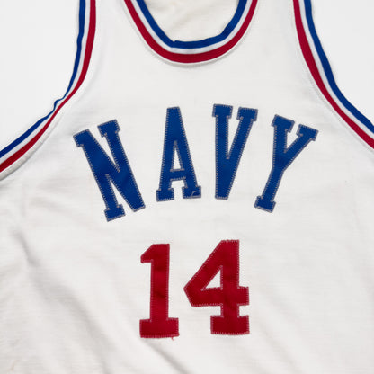Vintage 1970s US Navy Basketball Jersey