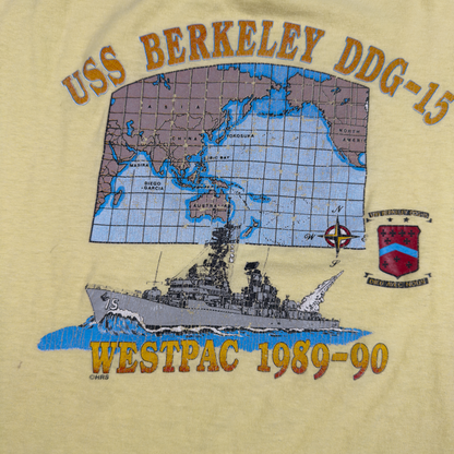 1989 USS Berkeley DDG-15 WestPac Cruise Tee