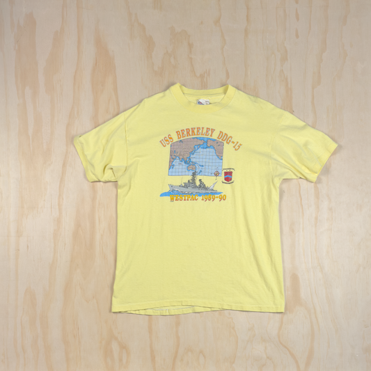 1989 USS Berkeley DDG-15 WestPac Cruise Tee