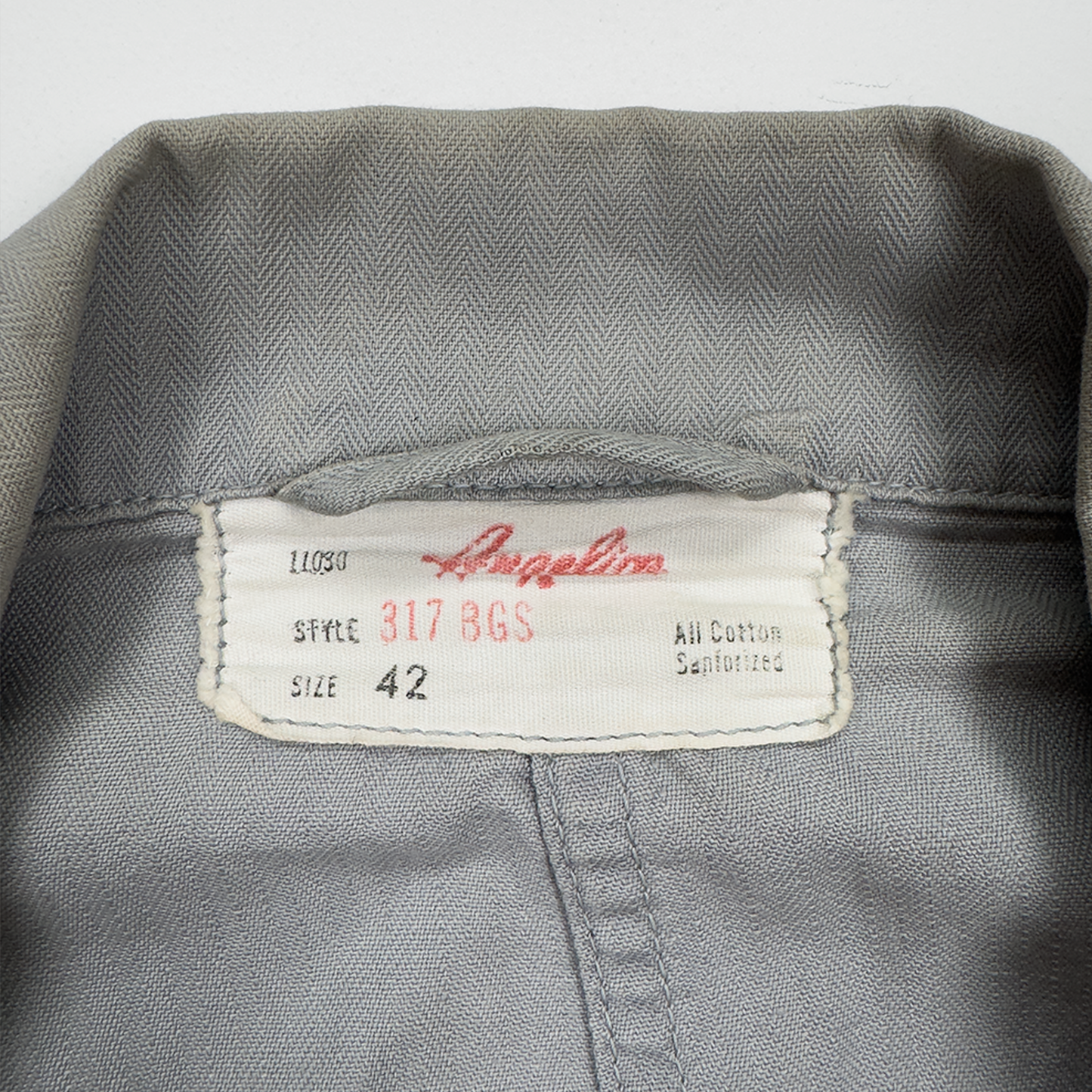1950s–60s Canvas HBT Shop Coat — Sanforized