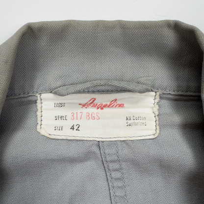 1950s–60s Canvas HBT Shop Coat — Sanforized