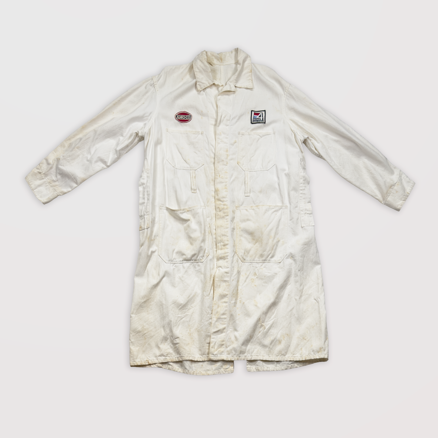 1950s Amoco Canvas Service Station Overcoat