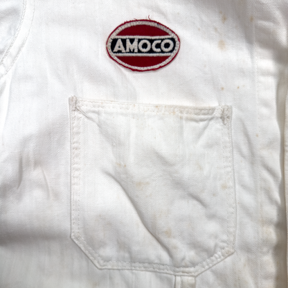 1950s Amoco Canvas Service Station Overcoat