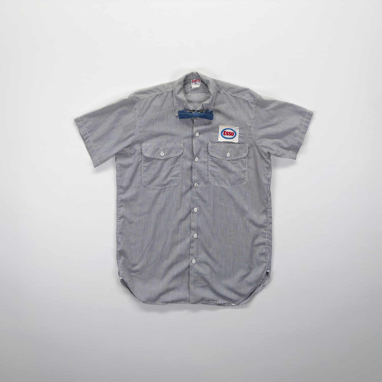 1950s–60s Unitog × Esso Service Station Uniform — Complete Set with Bowtie