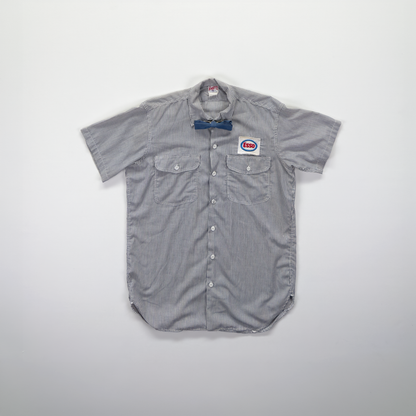 1950s–60s Unitog × Esso Service Station Uniform — Complete Set with Bowtie
