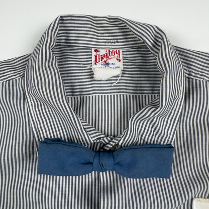 1950s–60s Unitog × Esso Service Station Uniform — Complete Set with Bowtie