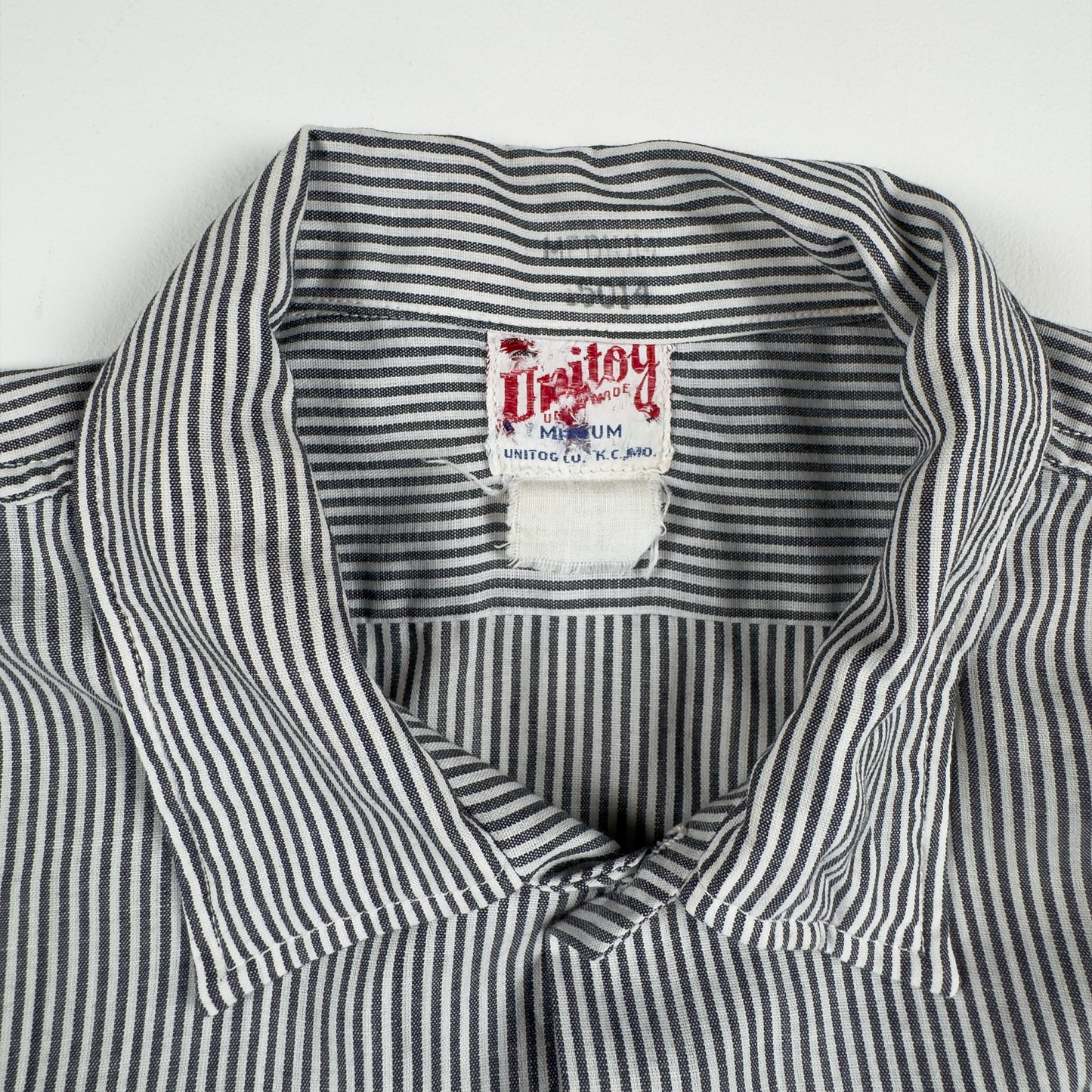 1950s–60s Unitog × Esso Service Station Uniform — Complete Set with Bowtie