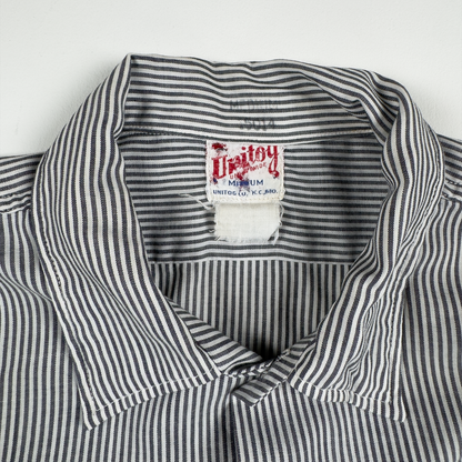 1950s–60s Unitog × Esso Service Station Uniform — Complete Set with Bowtie