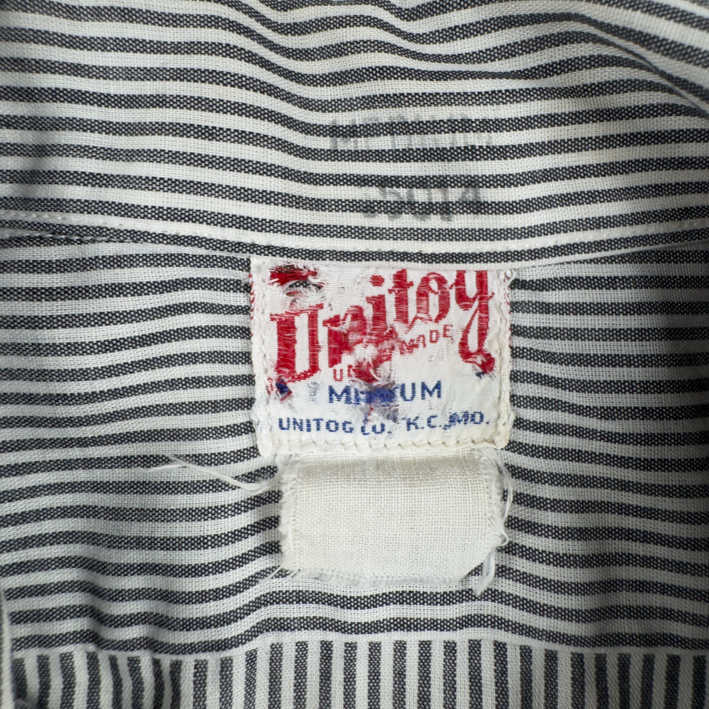 1950s–60s Unitog × Esso Service Station Uniform — Complete Set with Bowtie