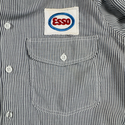 1950s–60s Unitog × Esso Service Station Uniform — Complete Set with Bowtie
