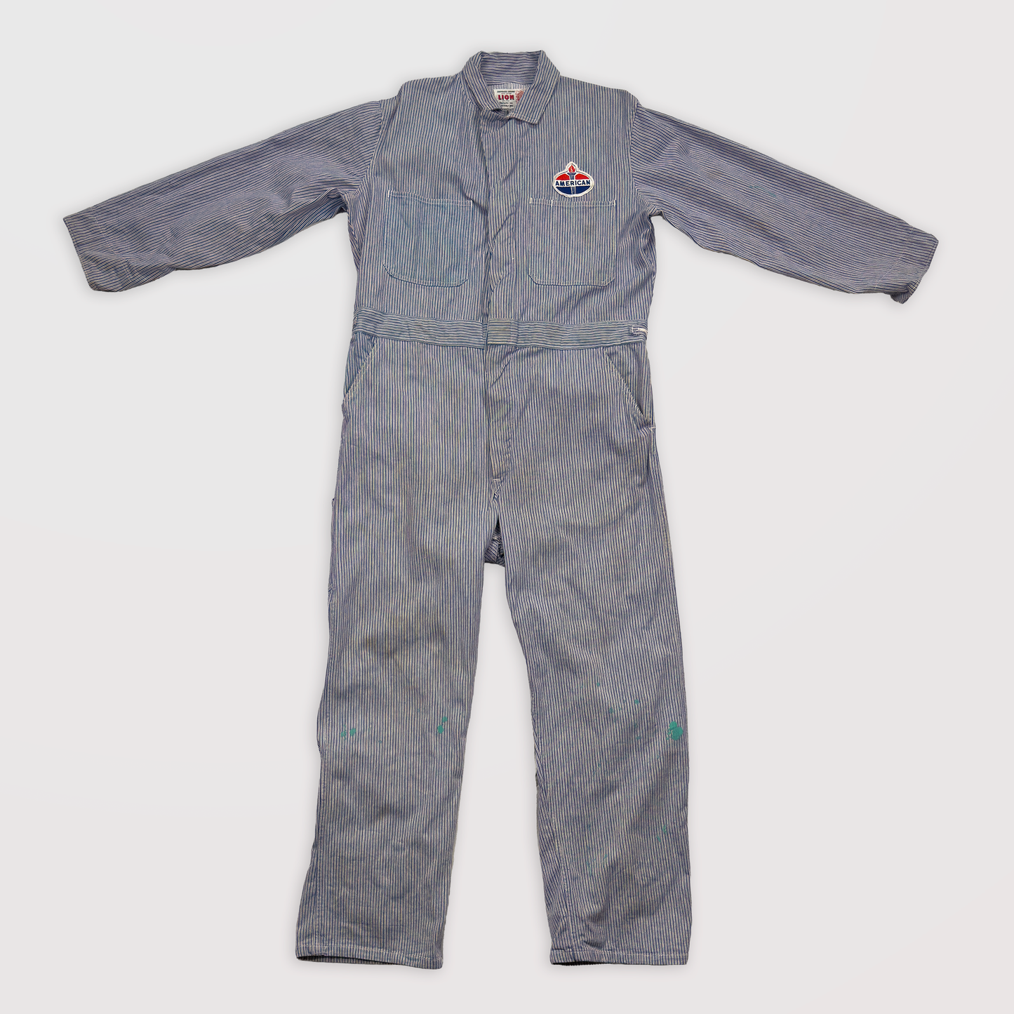 1950s–60s American Oil × Lion Uniform Co. Gas Station Coveralls
