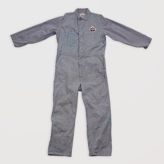 1950s–60s American Oil × Lion Uniform Co. Gas Station Coveralls