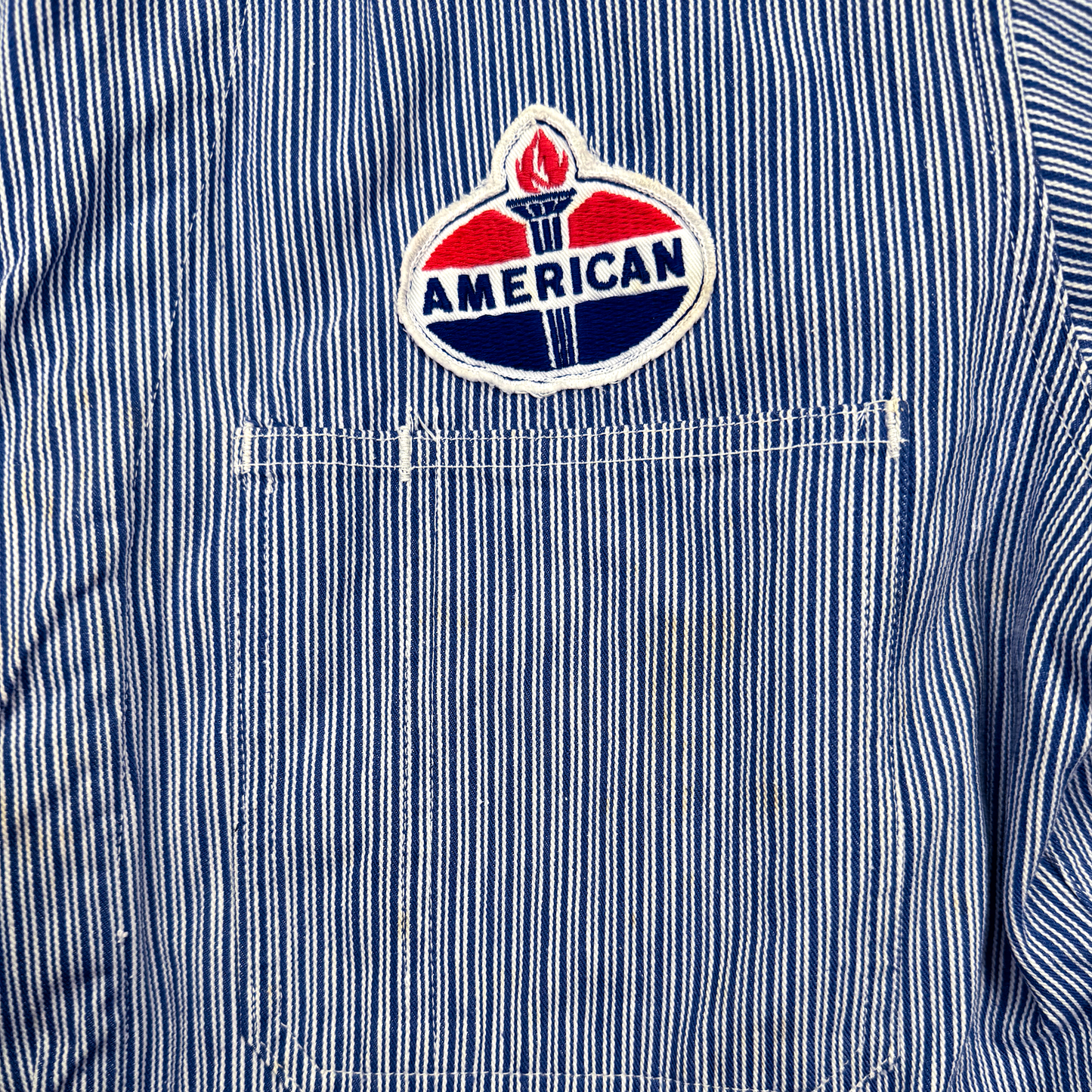 1950s–60s American Oil × Lion Uniform Co. Gas Station Coveralls