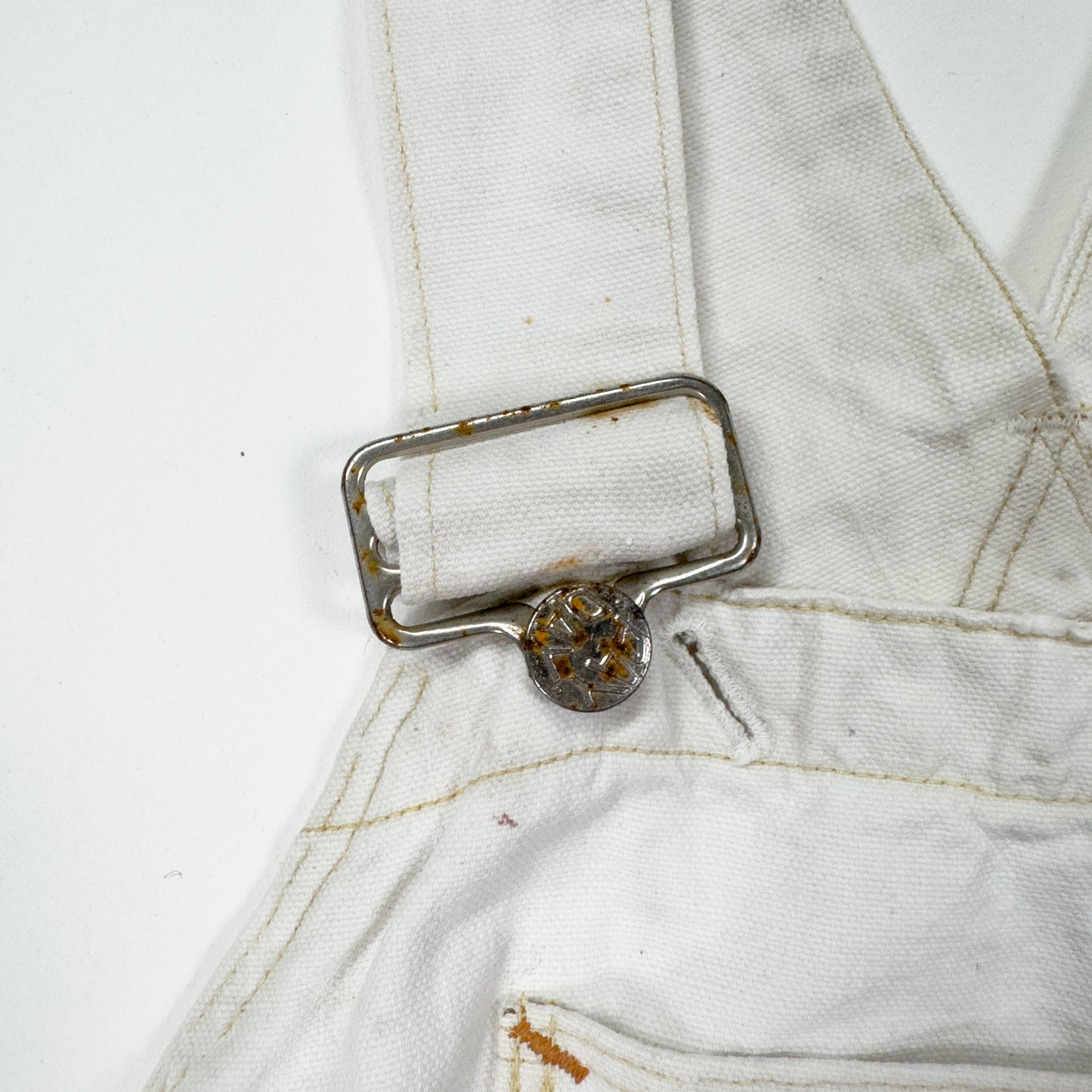 1950s Pay Day Buckle-Back Denim Overalls